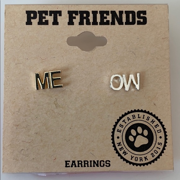 Pet Friends Jewelry - Pet Friends MEOW Earrings